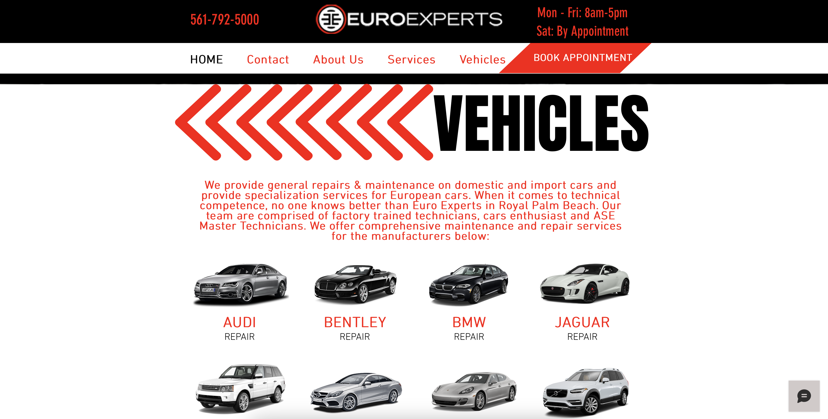 Website for dealership in Royal Palm Beach